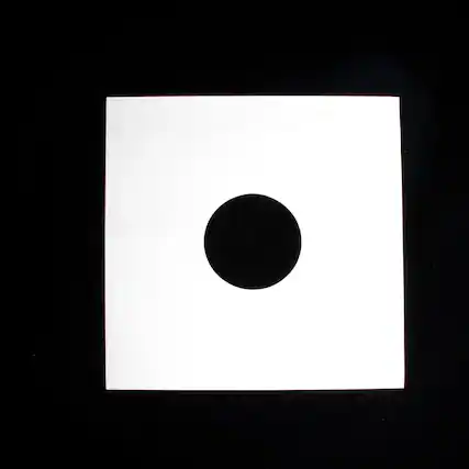 Front. PopMarket - Vinyl Styl® VS-P-018 12 Inch Inner Record Sleeves - Square Corner - 500 Count Bulk (White) - BAGS / SLEEVES - White.