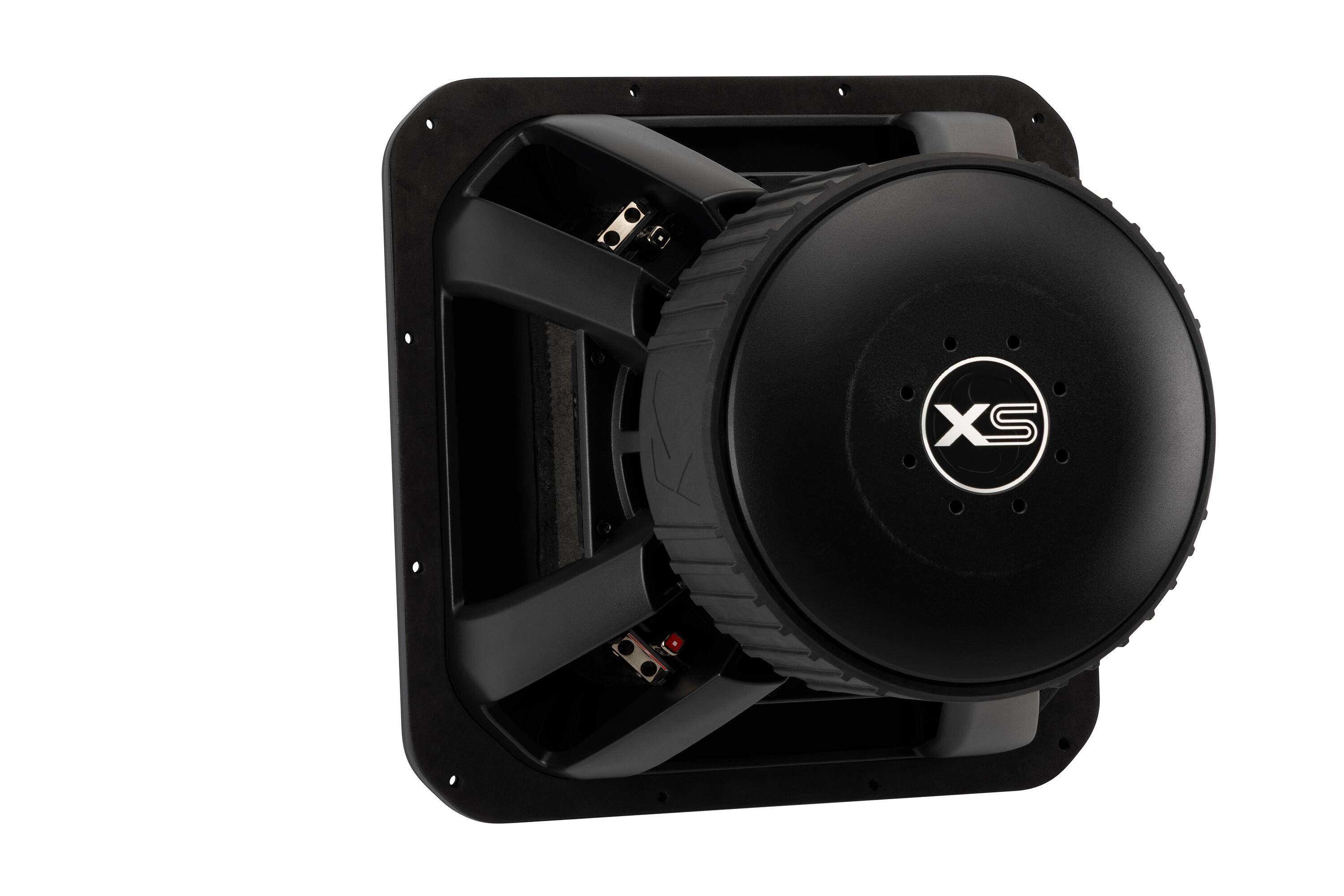 Alt View 5. KICKER - KICKER 52L7XS152 - 15 Inch SoloXS L7XS 2 Ohm DVC Square Subwoofer with 1500 to 3000 Watts RMS, 43mm Xmax, Forced Ai... - Black/Gray.