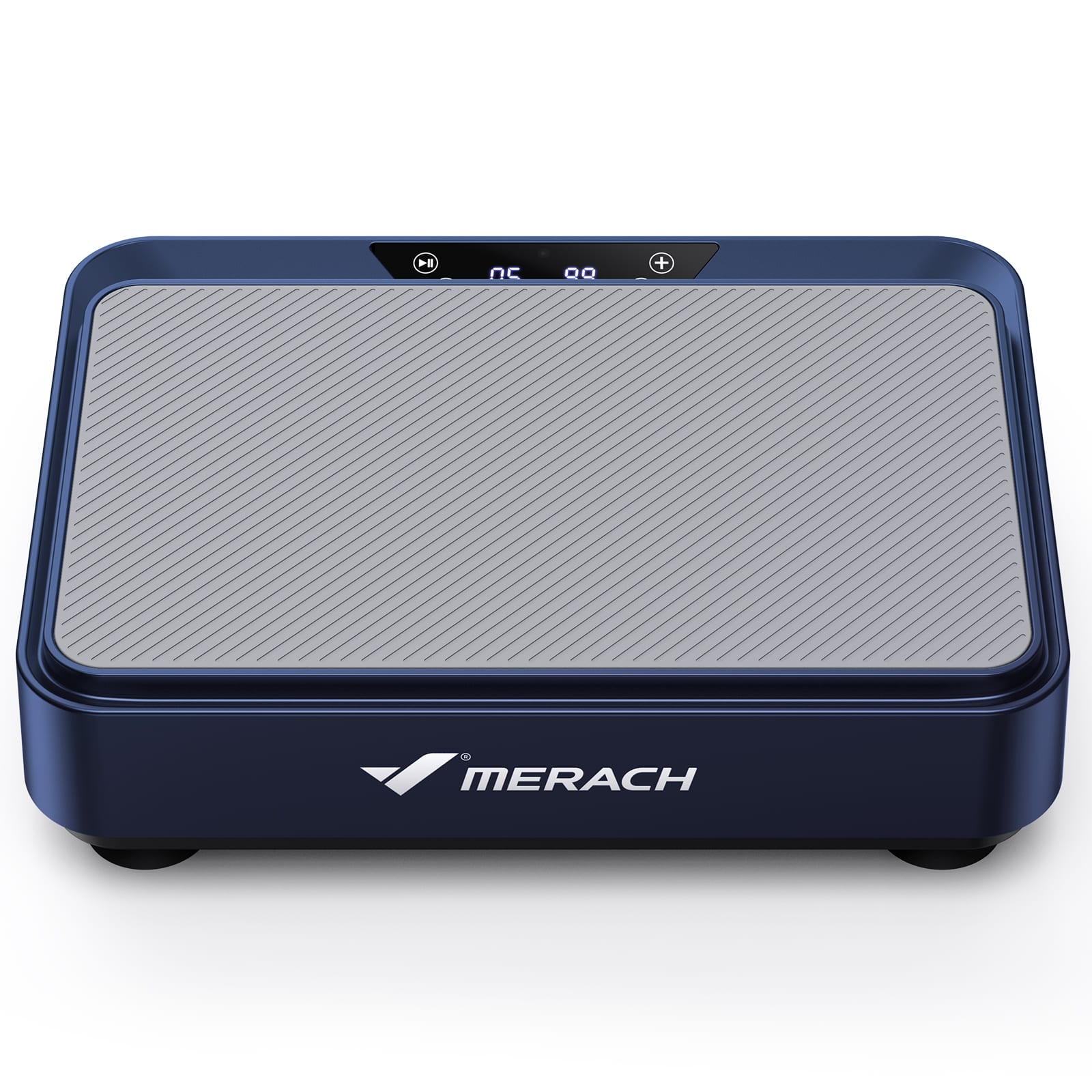 MERACH - Vibration Plate Exercise Machine Weight Loss Fitness Platform For Home - Blue