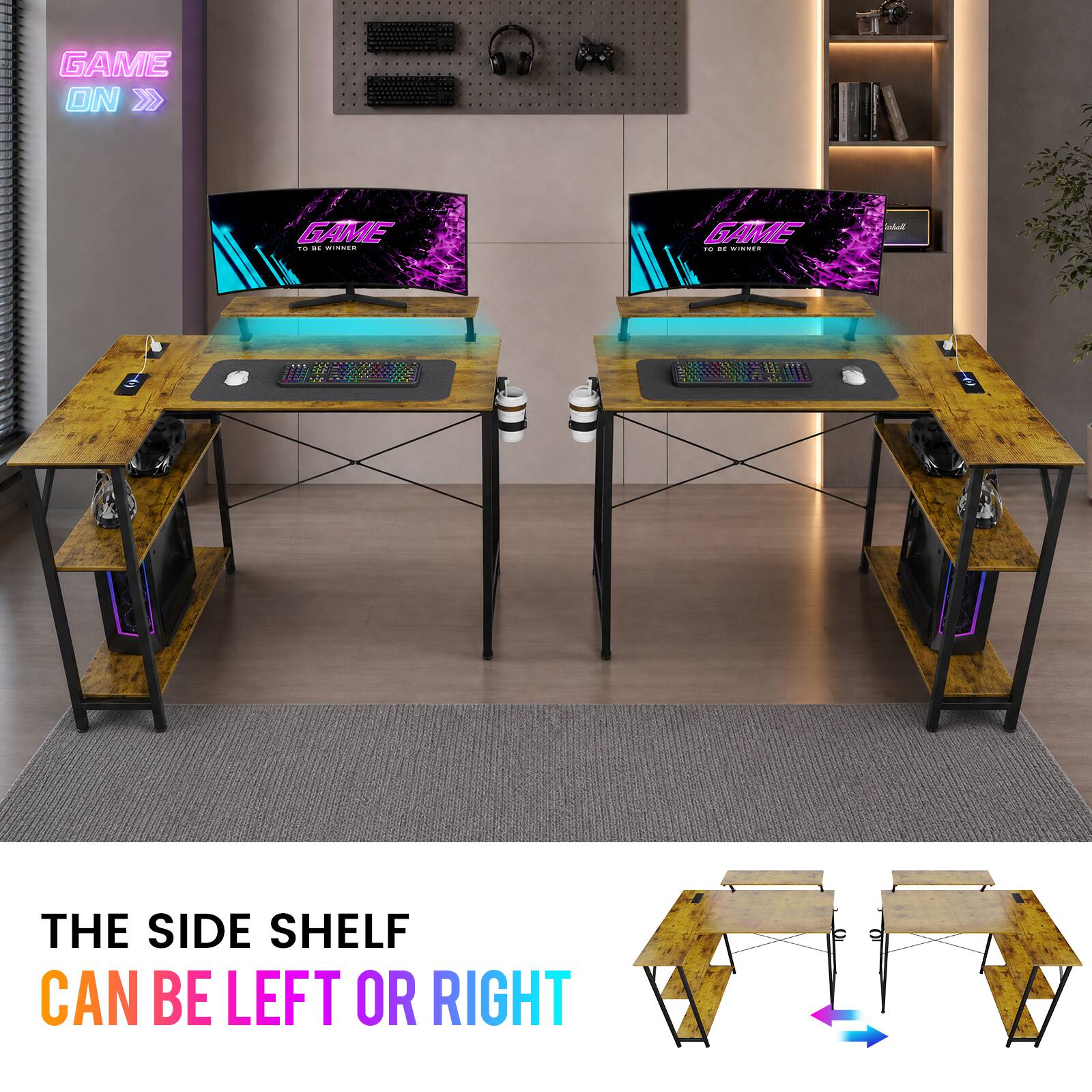 GAME ON  
GAME 12 WINNER  
GAME 10 DE WINNER  

Ad  
THE SIDE SHELF CAN BE LEFT OR RIGHT