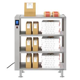 Koolmore - Four-Shelve Commercial Take Out Warmer Cabinet with Touch Screen in Stainless-Steel, UL and NSF Listed (KM-WSC-T4) - Silver