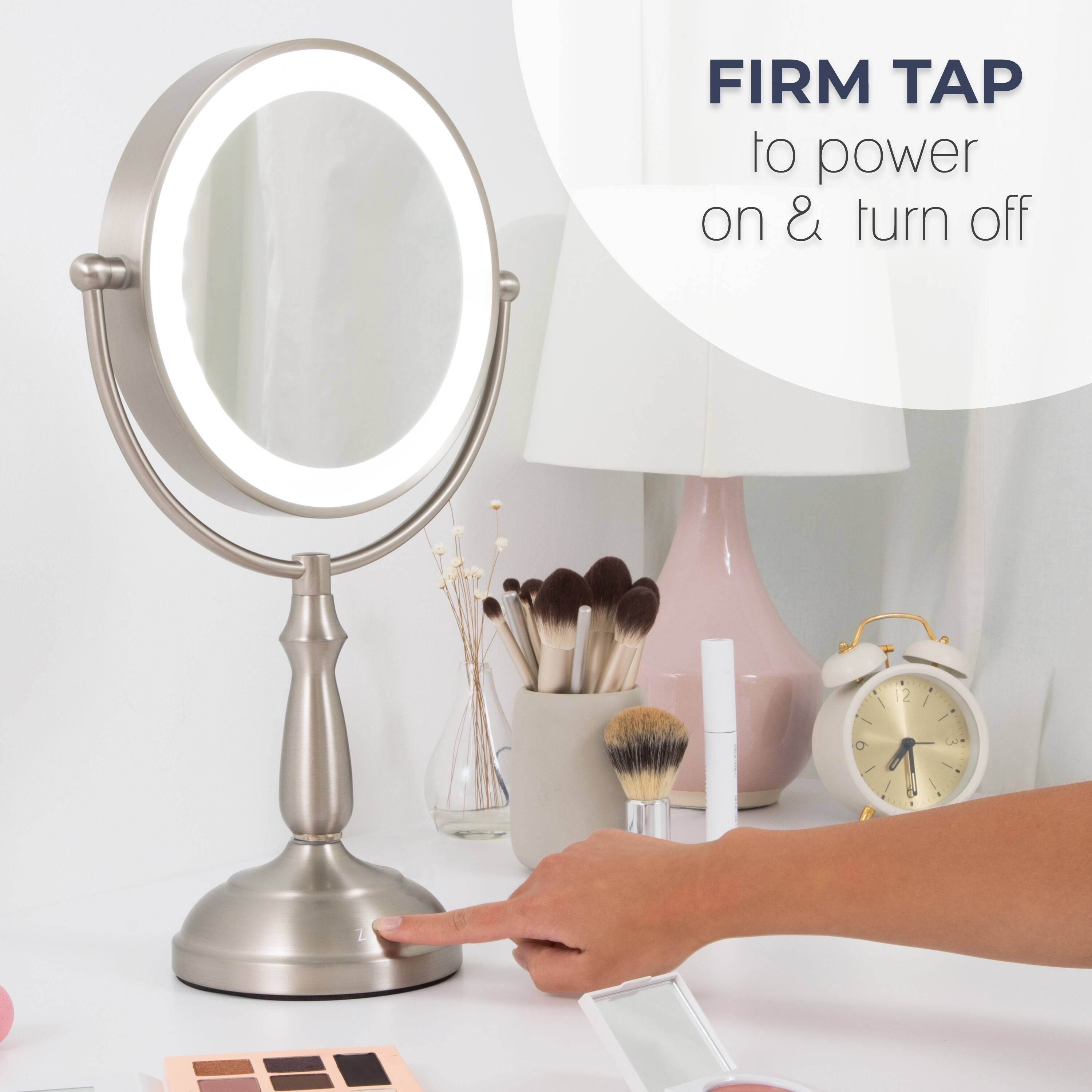FIRM TAP  
to power on & turn off