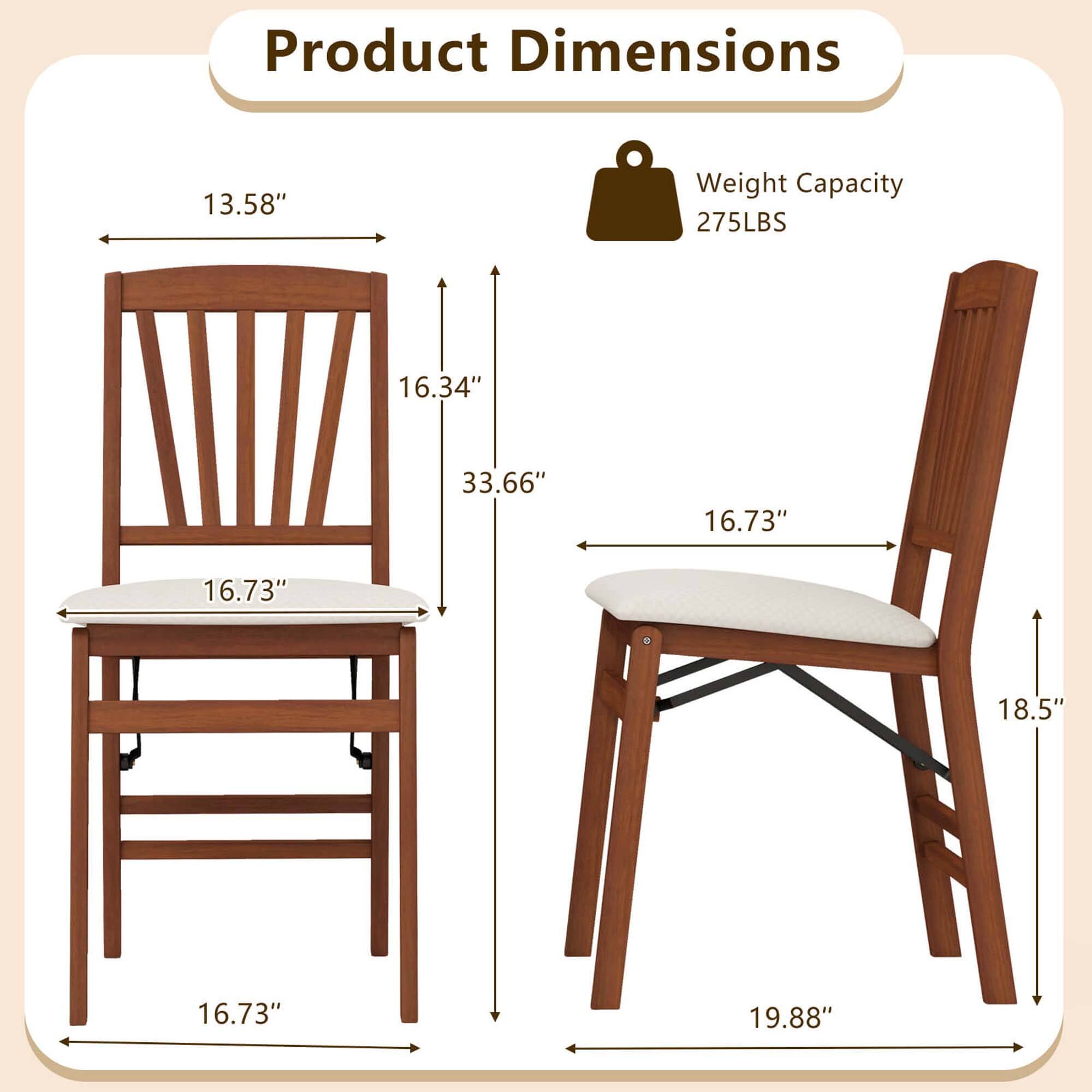 Product Dimensions: 13.58" x 16.34" x 33.66" x 16.73" x 16.73" x 18.5" x 16.73" x 19.88"
Weight Capacity: 275LBS