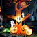 Front. Costway - 8 FT Halloween Inflatable Dead Tree w/ Pumpkins Blow up Yard Decoration - Orange.