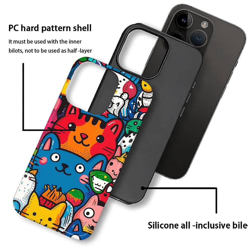 PC hard pattern shell  
It must be used with the inner bilots, not to be used as half-layer  

Silicone all-inclusive bile