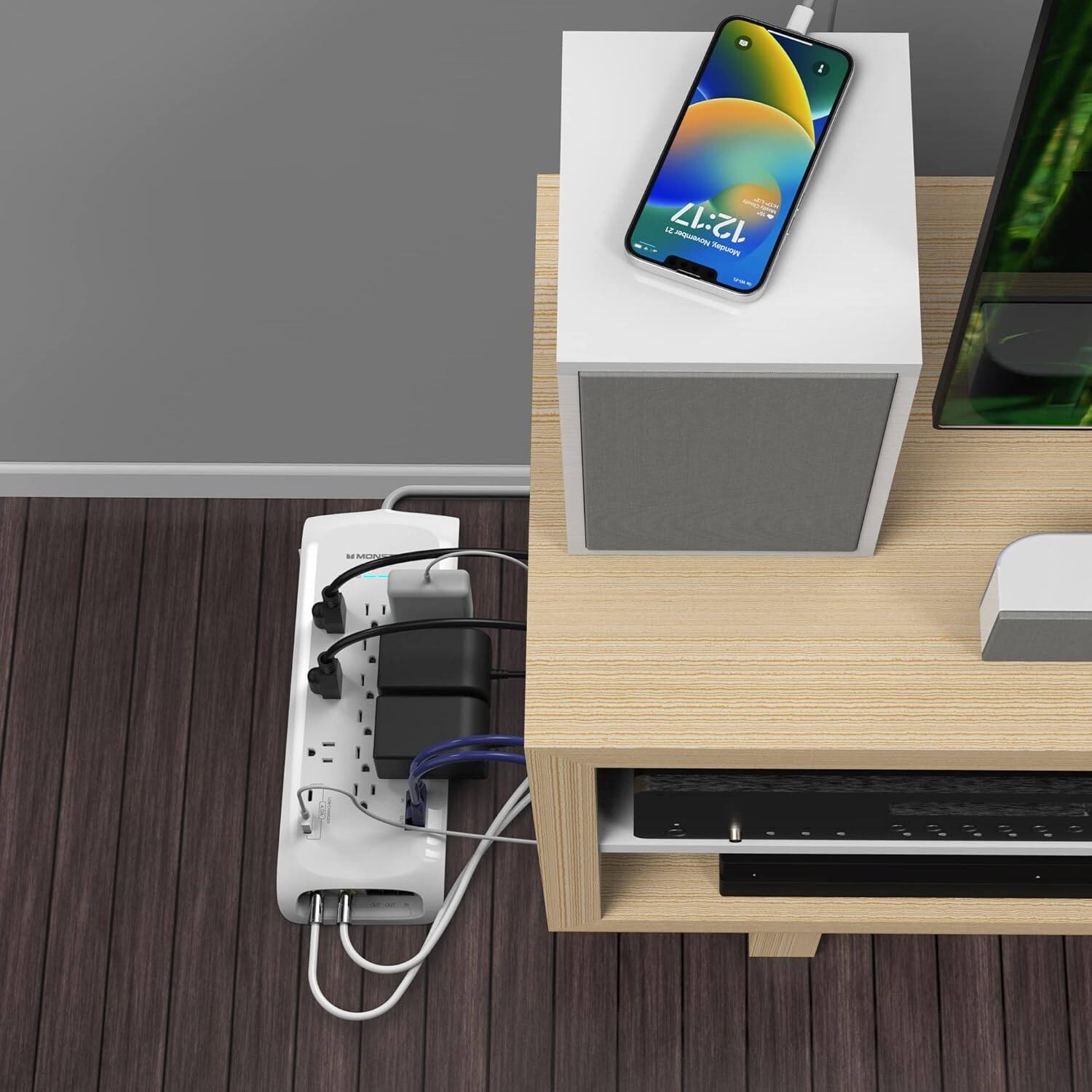 The text on the image reads "12:17 ooa MMODE."