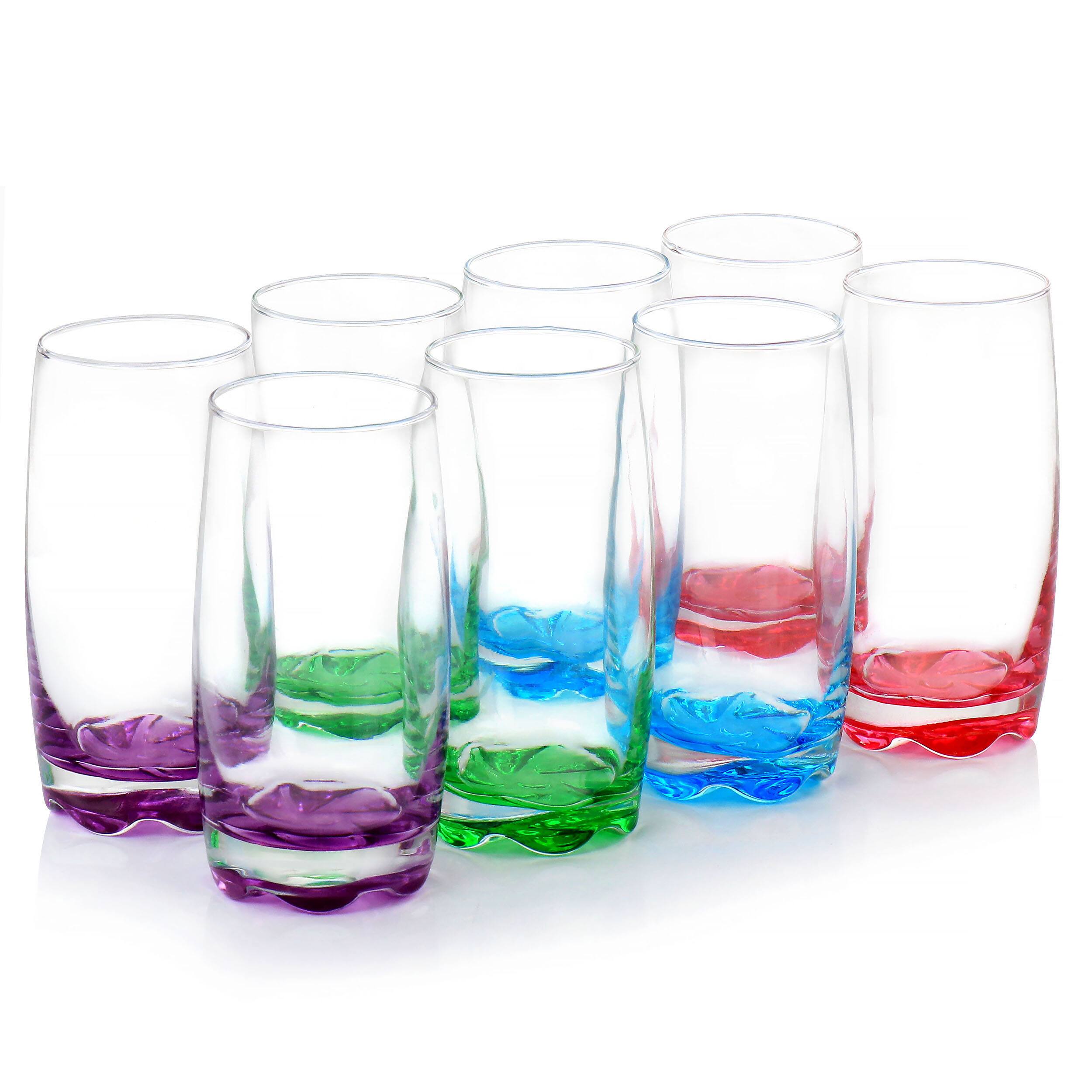 Alt View 1. Gibson - Karissa 8-Piece Glass Tumbler Set - Assorted.