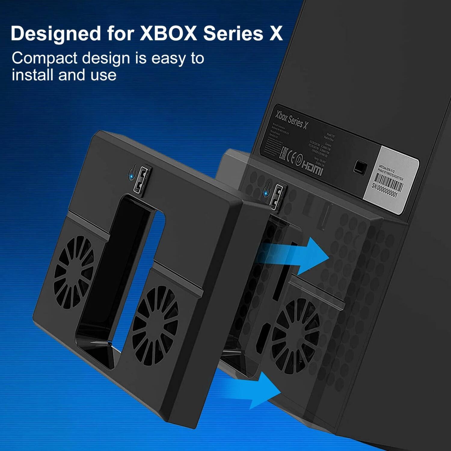 Designed for XBOX Series X  
Compact design is easy to install and use  

Xbox Series X  
HOMI  
S-F0000000001