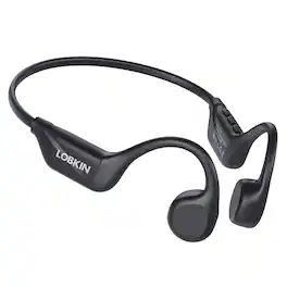 Loheer - X25 Bone Conduction Headphones, Open-Ear Bluetooth 6.0 Sport Headset, IPX5 Water Resistant, Black