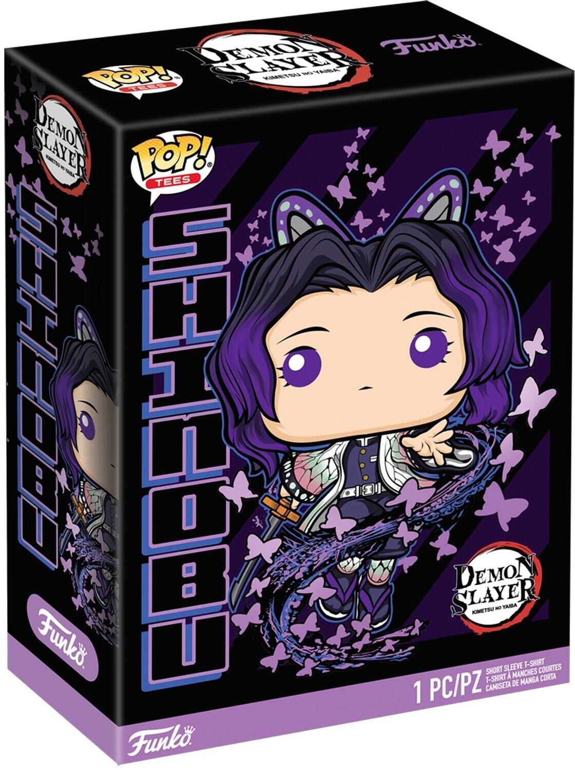 DEMO SLAYER KIMETSU NO YABARA  
POP! TEES  
Funko  
DEMO SLAYER KIMETSU NO YABARA  
SHORT SLEEVE T-SHIRT  
1 PC/PZ  
T-SHIRT A MANCHES COURTES  
CAMISETA DE MANGA CORTA
