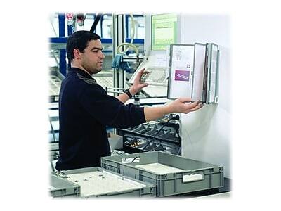 Alt View 3. Durable - Durable Sherpa Document Holder, 8.5" x 11", Vertical, Wall Mounted,  Multicolor Plastic (554100) - Multicolor.