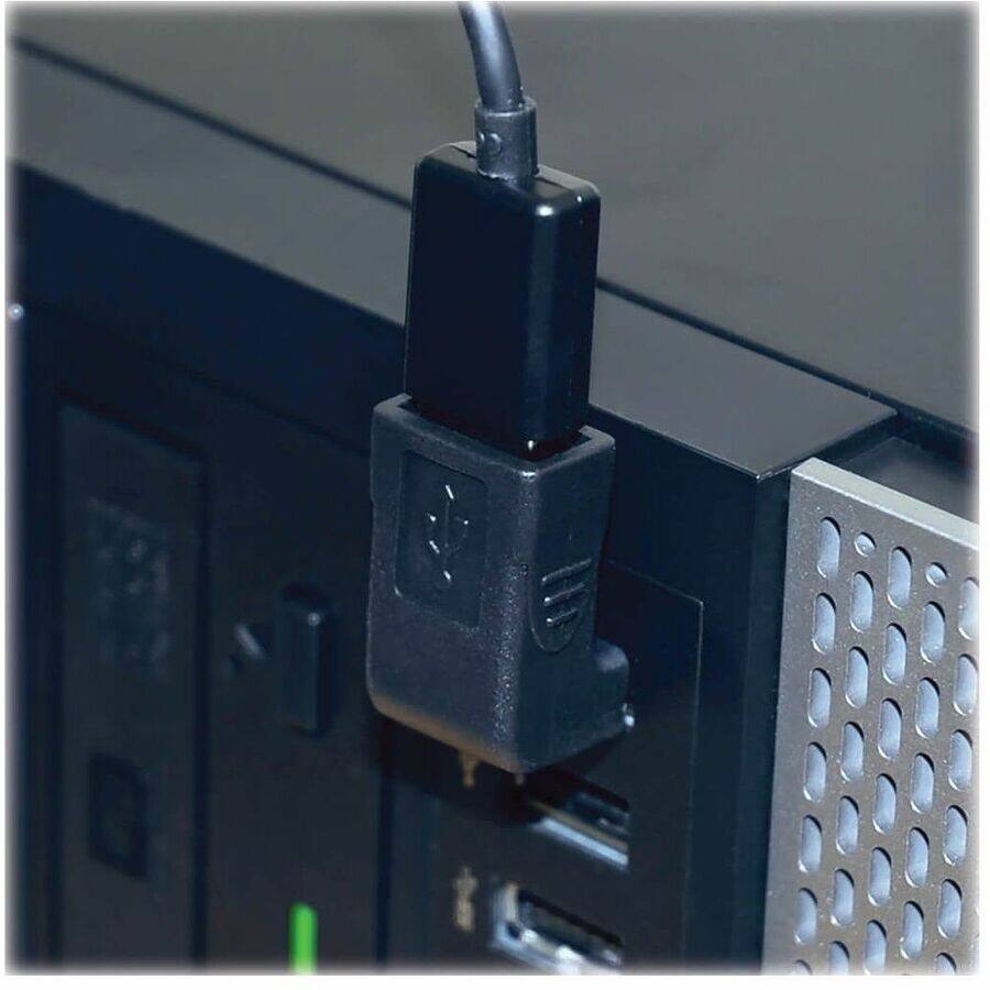 Alt View 3. Tripp Lite - Eaton Tripp Lite Series Universal Reversible USB 2.0 Adapter (Reversible A to Up Angle A M/F) - (Reversible A to Up - Black.