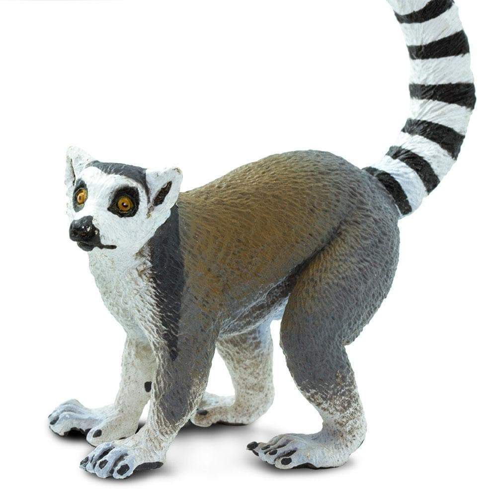 Alt View 2. Safari Ltd. - Ring-Tailed Lemur Toy Figurine.