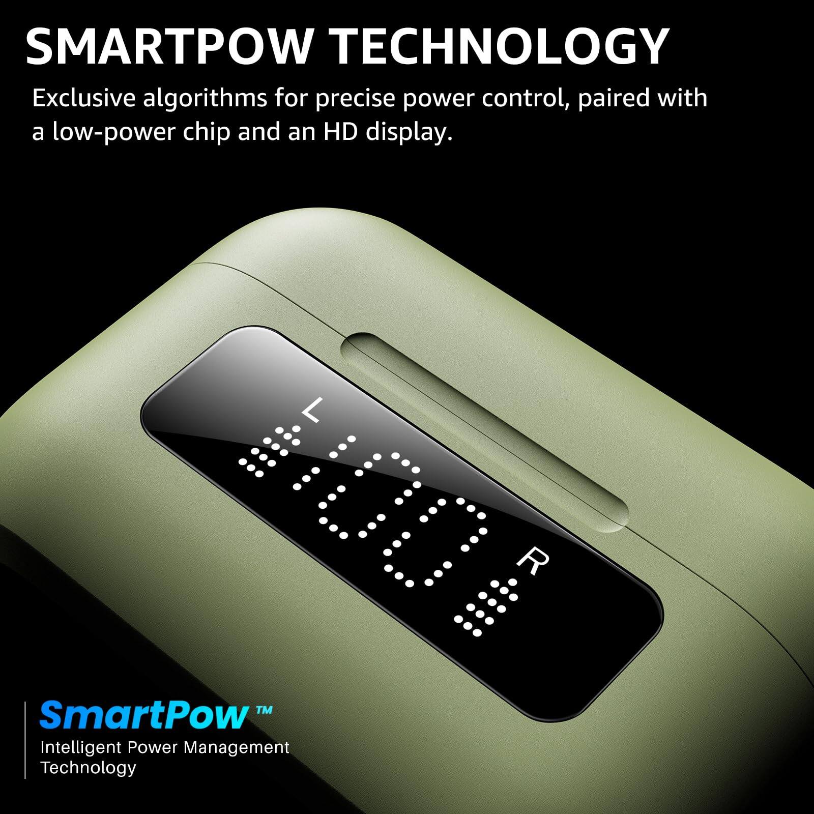 SMARTPOW TECHNOLOGY

Exclusive algorithms for precise power control, paired with a low-power chip and an HD display.

SmartPow™
Intelligent Power Management Technology