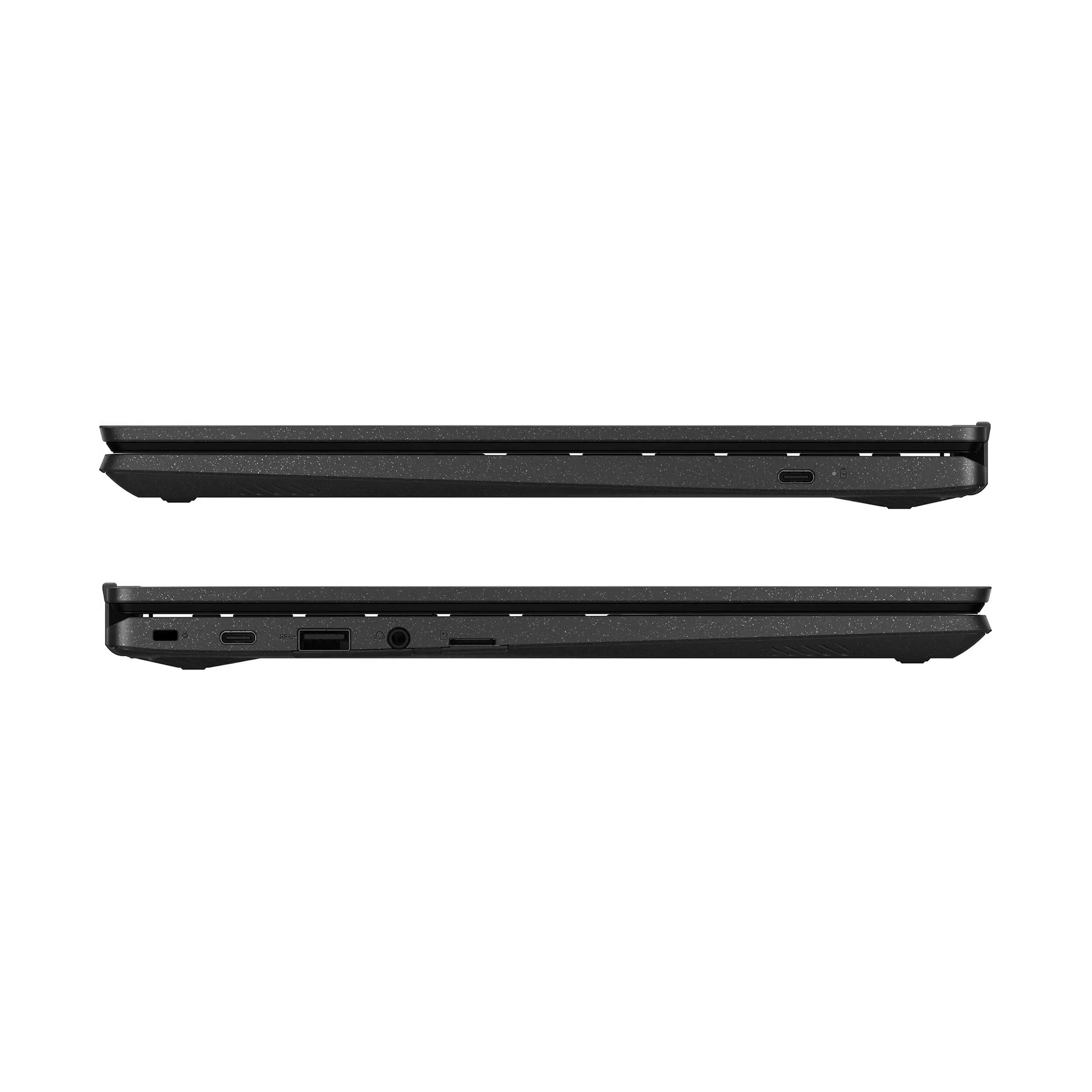 Alt View 7. ASUS - ASUS Chromebook CM1402 14" FHD Laptop,MediaTek Kompanio 520,4GB LPDDR4X,64GB eMMC,Chrome OS,Gray - Gray.