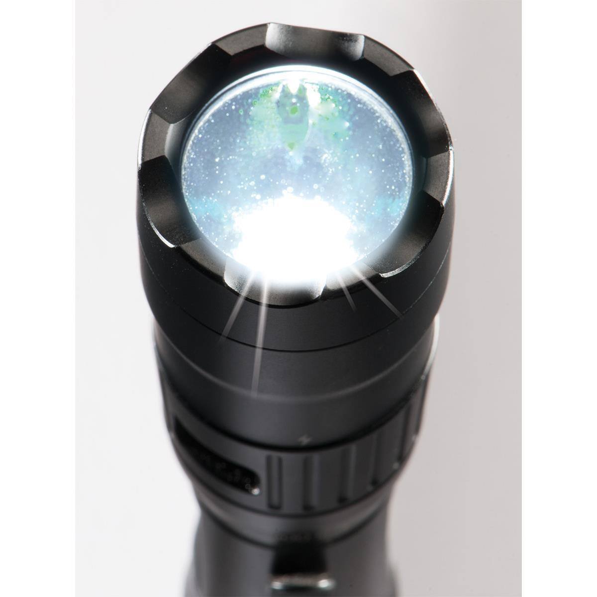 Alt View 4. Pelican - Pelican 7600 Rechargeable Tactical Tri-Color LED Flashlight, Black.