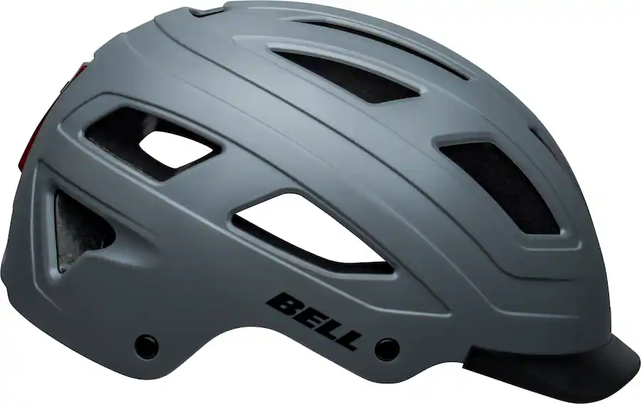 bell bicycle helmet lights Daily LED MIPS Medium/Large Matte Blue/Grey Sketchy rock drops Bike Helmet Light, Bicycle Helmet