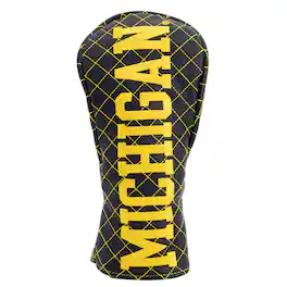 Team Golf - Michigan Wolverines Quilted Fairway Headcover - Multicolor