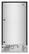 Back. Amana - 33 in. Wide 21.3 cu. ft. Top-Freezer Refrigerator With Dual Crisper Drawers - Black.
