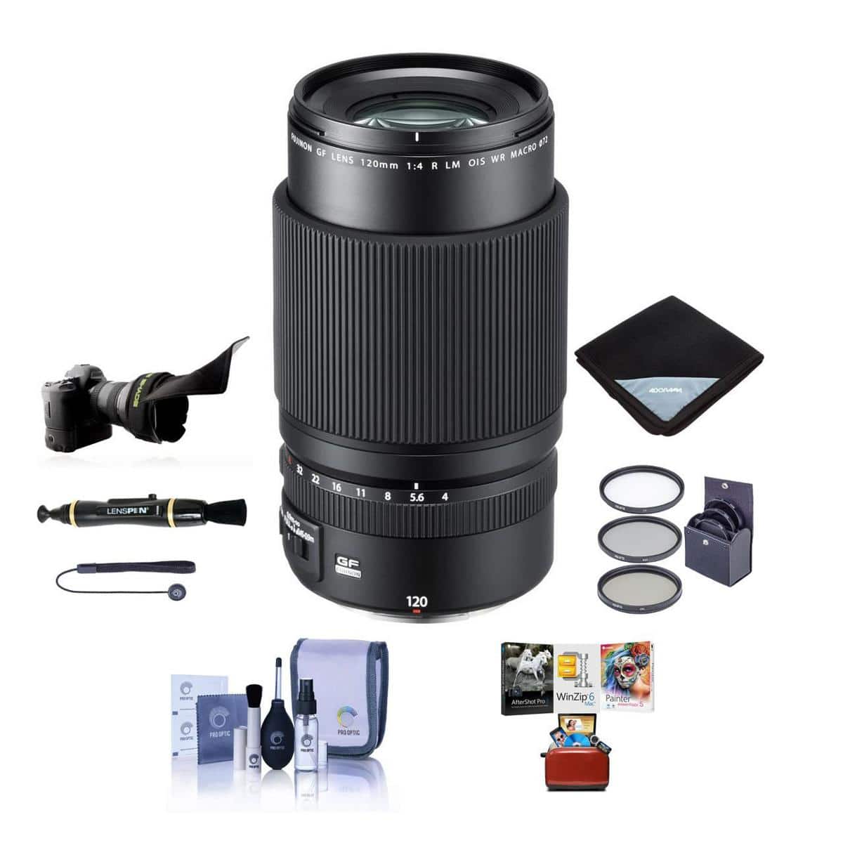 Bundle - Fujifilm - FUJI* GF 120M F4 R LM OIS WR MACRO LENS