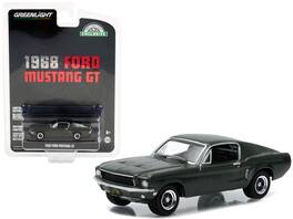 1968 Ford Mustang GT Fastback Highland "Hobby Exclusive" 1/64 Diecast Model Car by Greenlight - Green Metallic