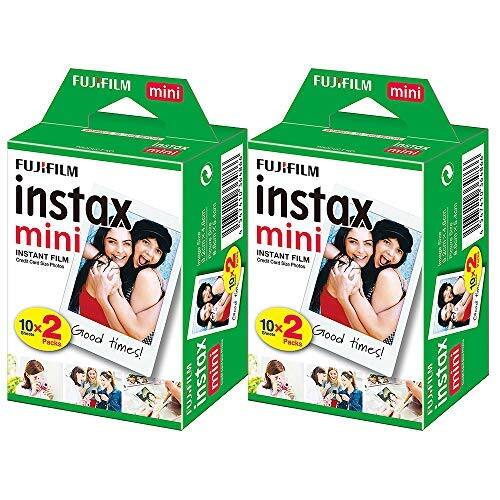 FUJIFILM mini  
FUJIFILM instax mini  
INSTANT FILM  
10x2  
Good times!  
FUJIFILM instax mini  
INSTANT FILM  
10x2  
Good times!
