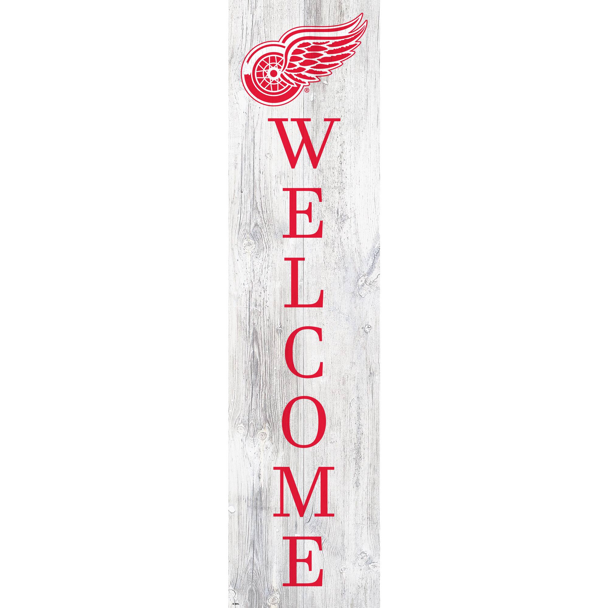 Detroit Red Wings 48'' Welcome Leaner