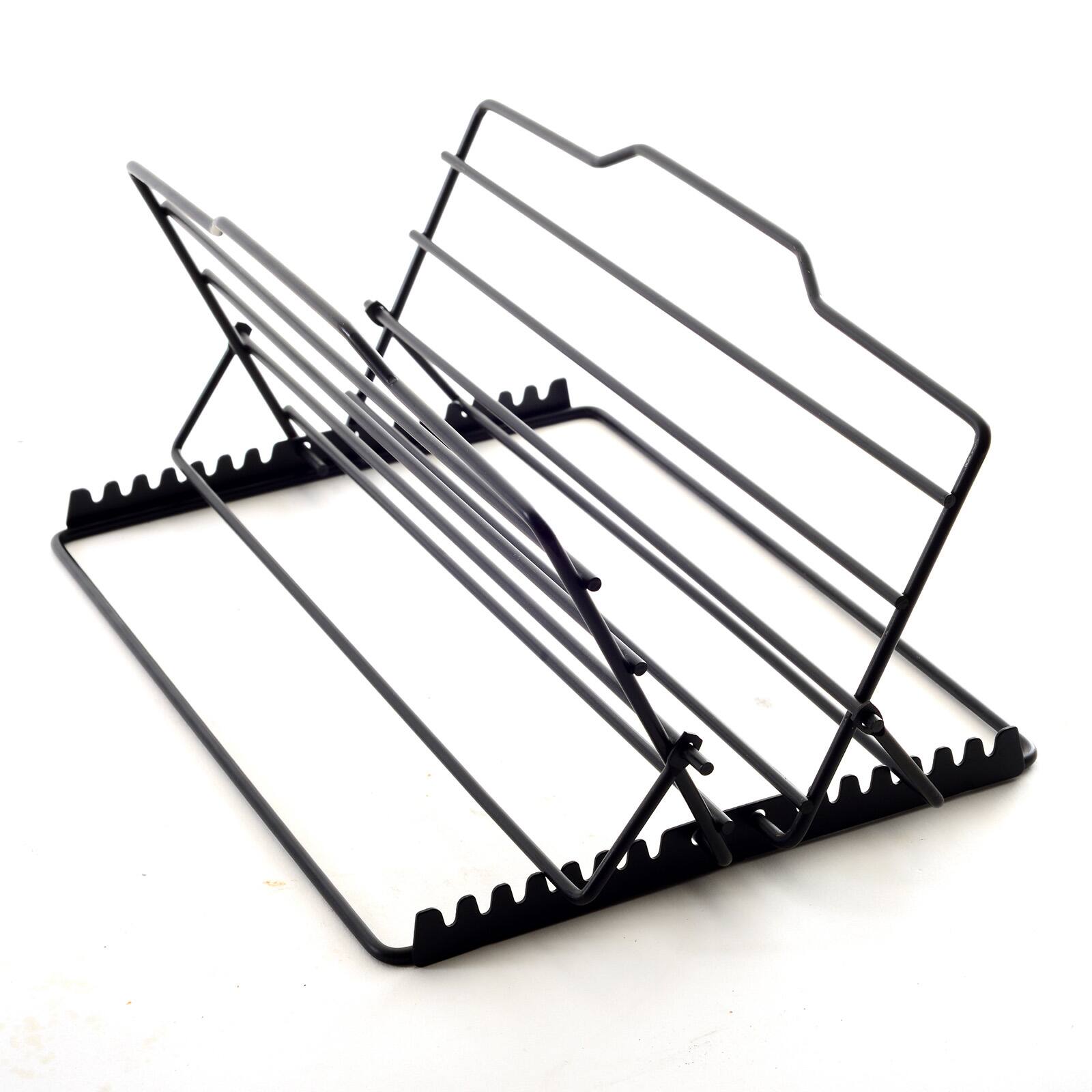 Alt View 3. Norpro - Nonstick Adjustable Roasting Rack, 11 x 7 Inch, 7 Positions - Black.