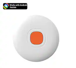 Cluzine - Anti-Lost Locator for Google Android Find Hub Car Items Bags Suitcase - White