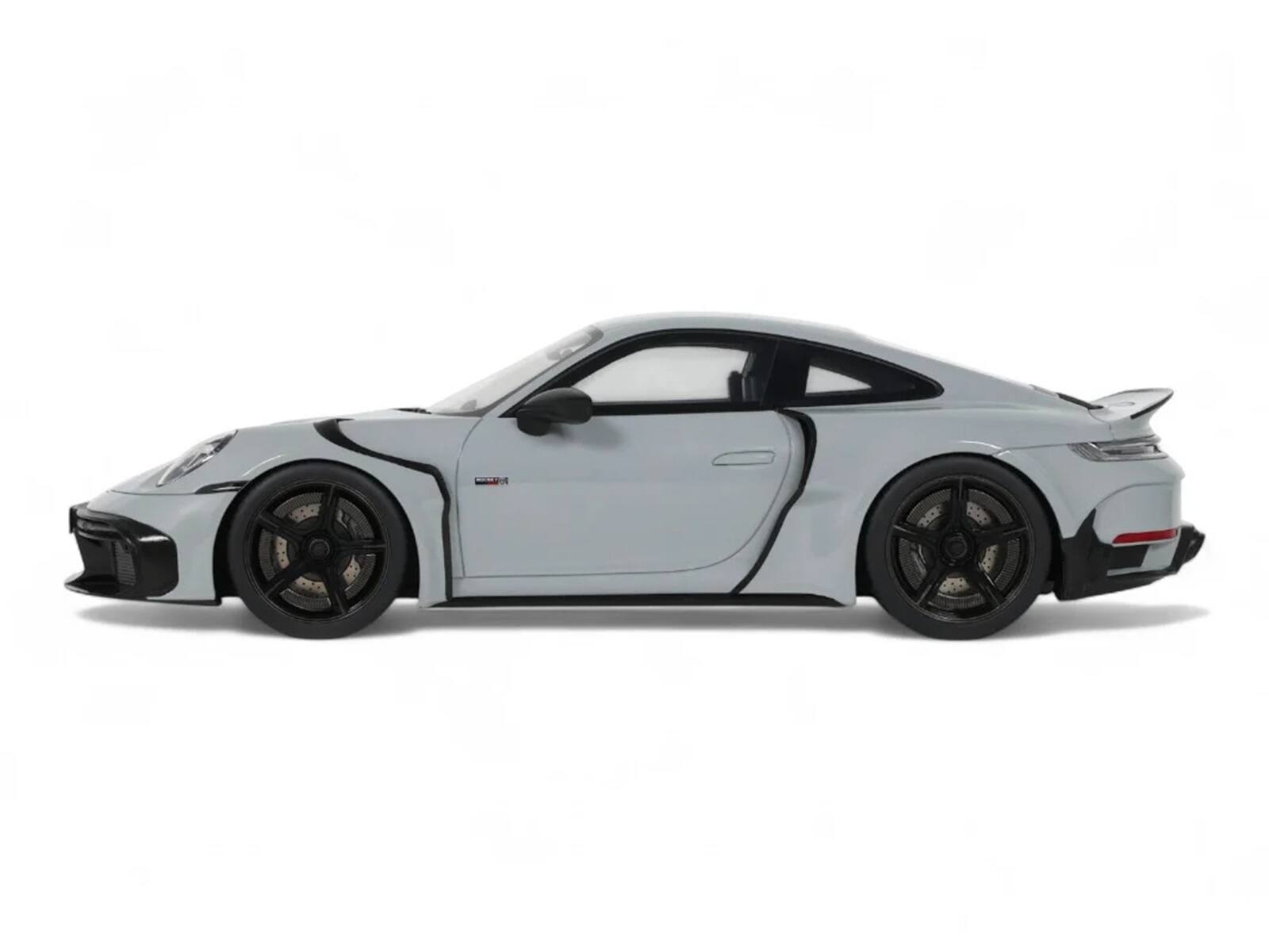Alt View 3. GT Spirit - 2023 Brabus Rocket-R Nardo Gray 1/18 Model Car by GT Spirit.