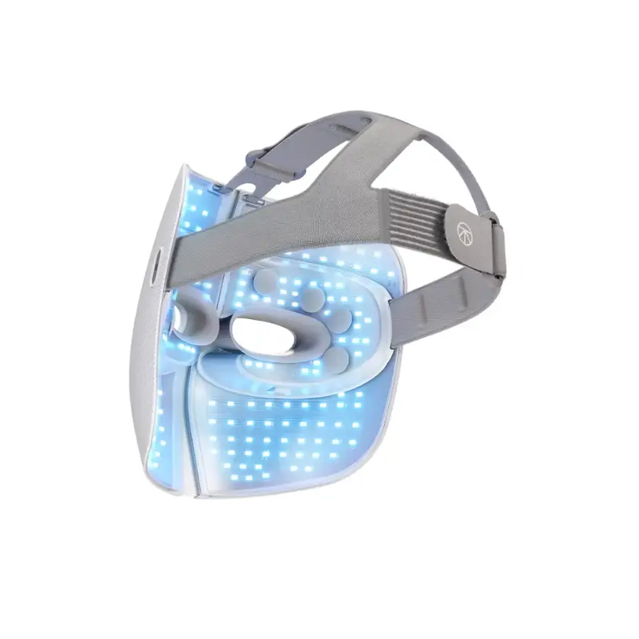 Alt View 15. Therabody - TheraFace Vibrating Anti-Aging Skincare LED Mask with 648 LEDs - White.