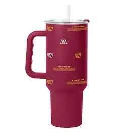 Logo Brands - Washington Commanders 40oz. Step and Repeat Powder Coat Tumbler - Maroon