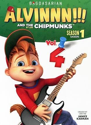 Front. Alvin and the Chipmunks: Season 1 Volume 4 - DVD.