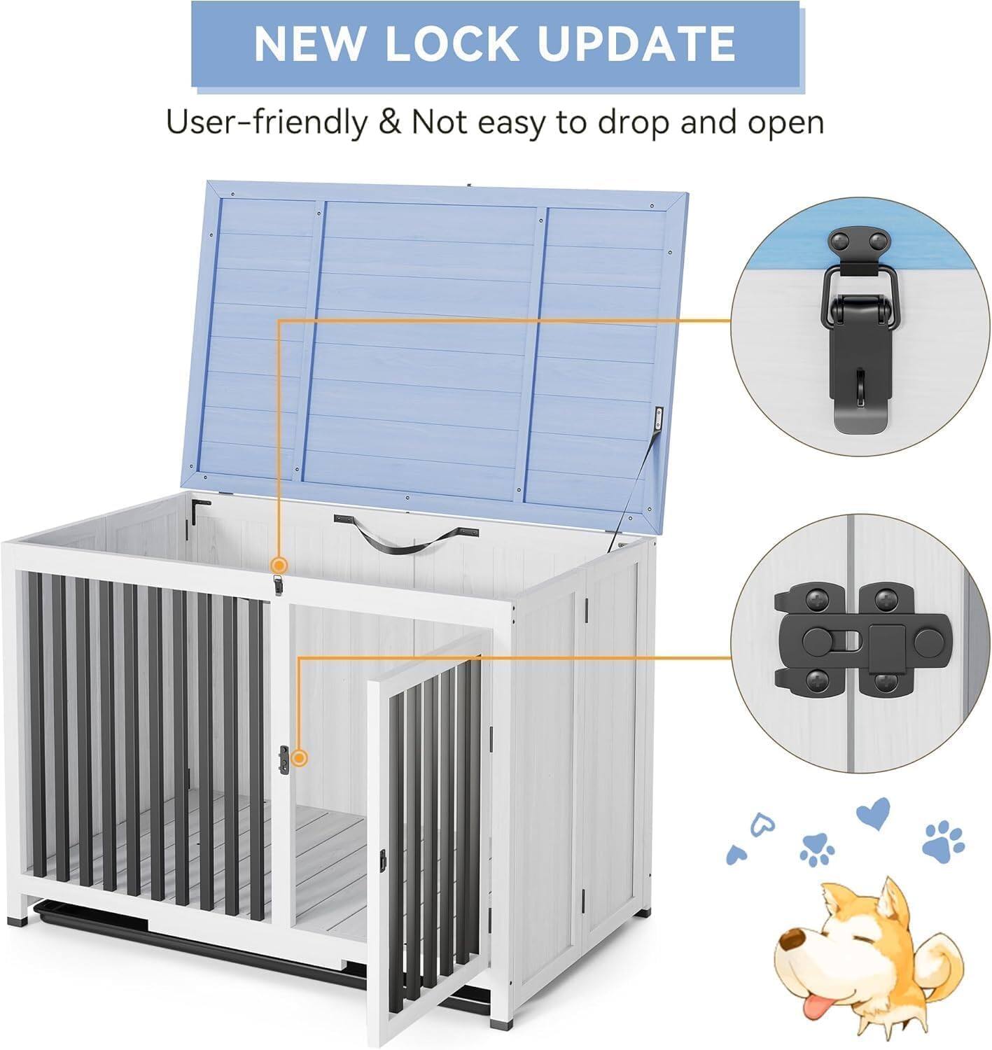 NEW LOCK UPDATE  
User-friendly & Not easy to drop and open
