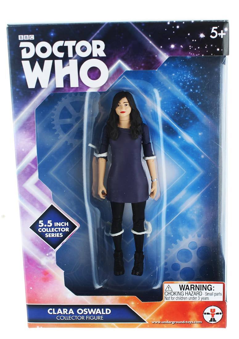 BBC DOCTOR WHO 5+ 5.5 INCH COLLECTOR SERIES!  
WARNING: CHOKING HAZARD Small parts Not for children under 3 years  
CLARA OSWALD COLLECTOR FIGURE  
www.underground-toys.com