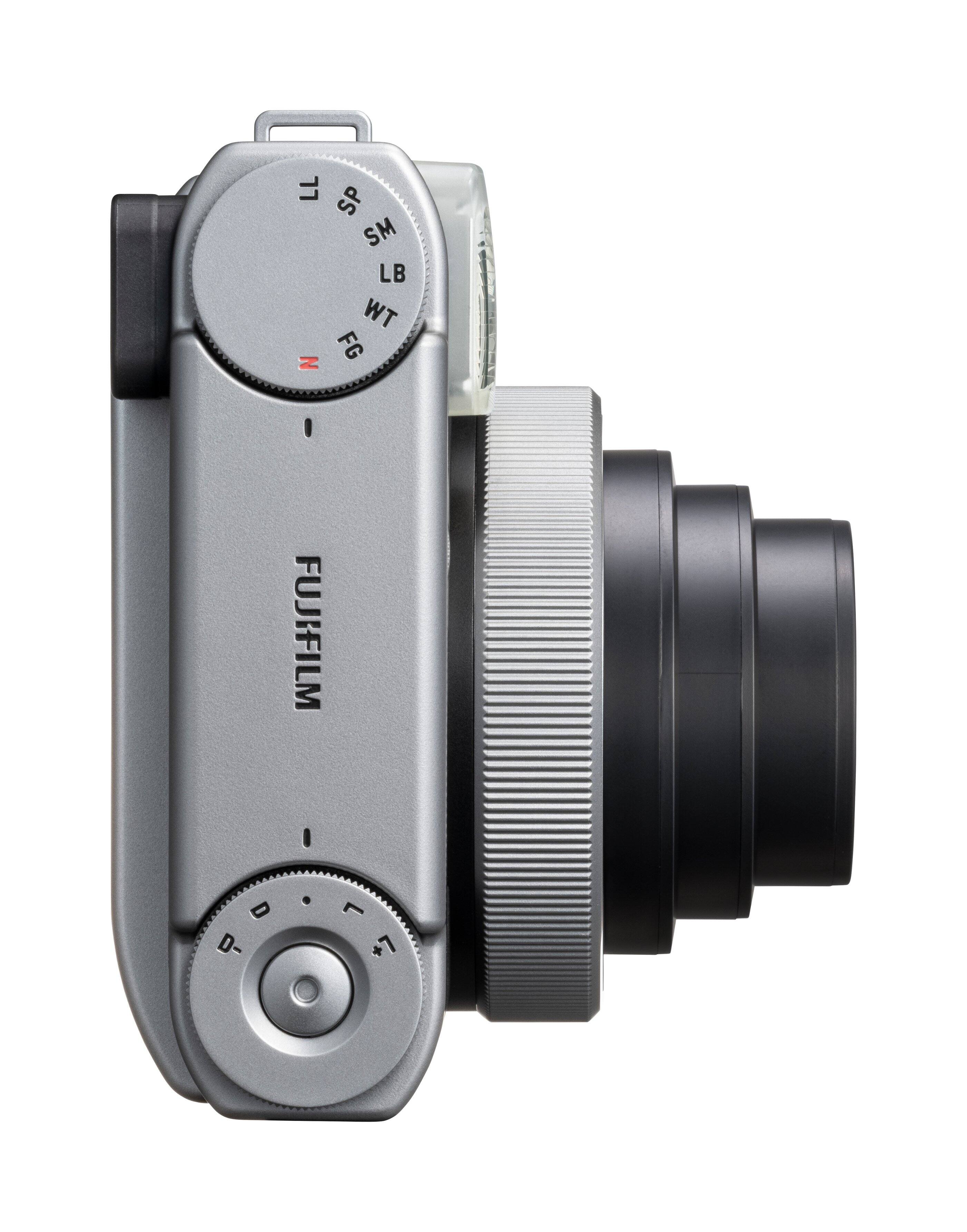 Alt View 1. Fujifilm - instax mini 99 Instant Film Camera - Silver.