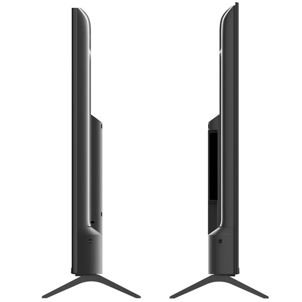 Left. Sharp - 55" 4K Ultra HD QLED TV Powered by TiVo - Black.