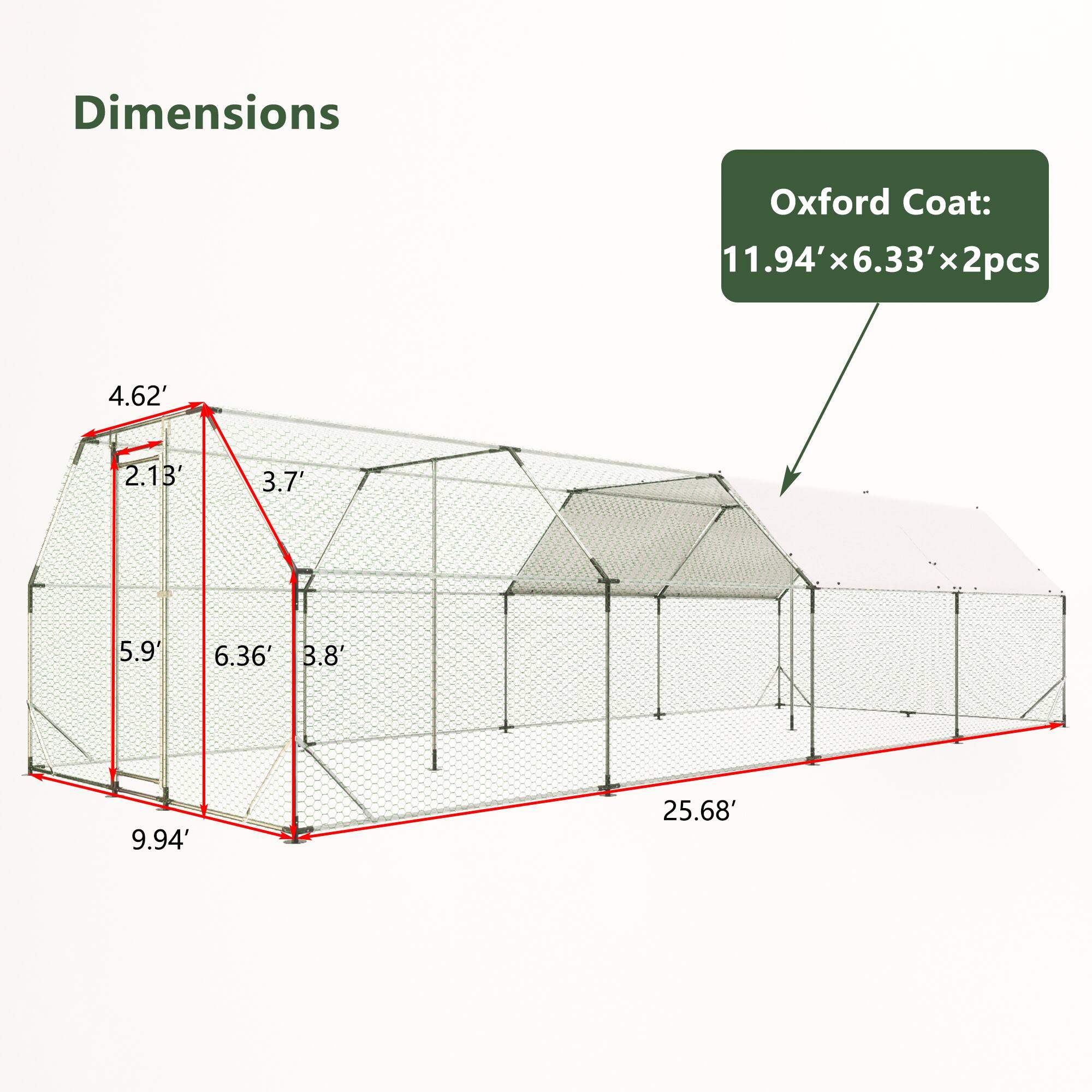Dimensions Oxford Coat: 11.94' x 6.33' x 2pcs

4.62' 2.13' 3.7' 5.9' 6.36' 3.8' 9.94' 25.68'