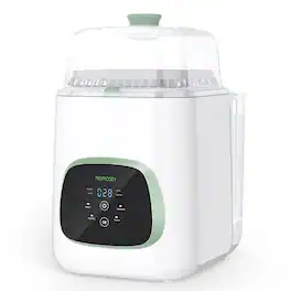 Momcozy - KleanPal Pro Baby Bottle Washer and Sterilizer - White and green