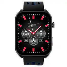 Reebok - ICON Smartwatch with 2.04" AMOLED Display, 10-Day Battery Life, 80+ Sport Mode - Phantom Black - (2025)
