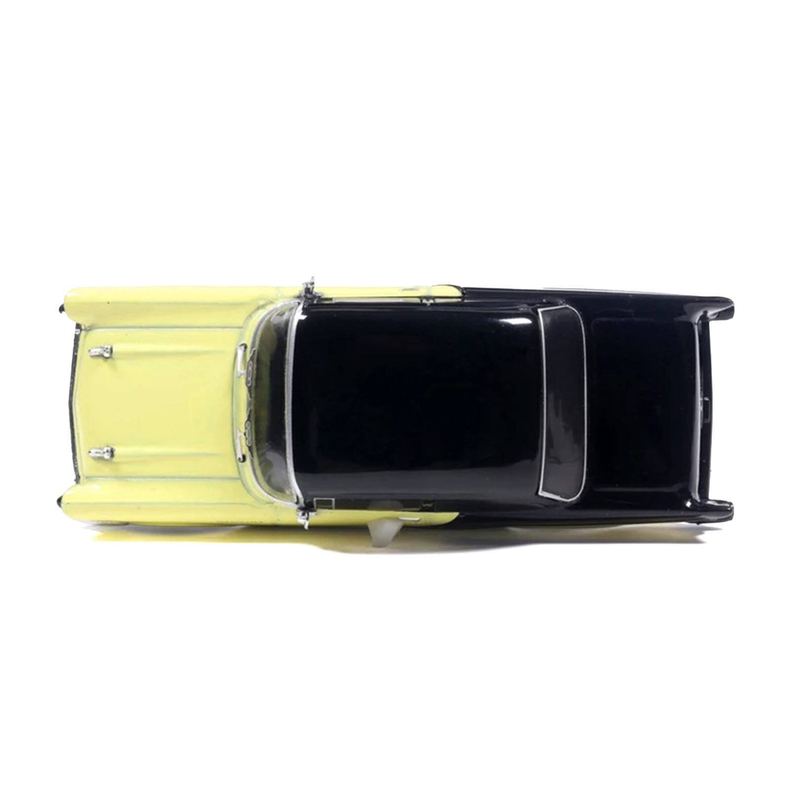 Alt View 5. IXO - 1957 Chevrolet One-Fifty Lowered Colonial Cream and Onyx Black 1/64 Diecast Model Car by IXO Models.
