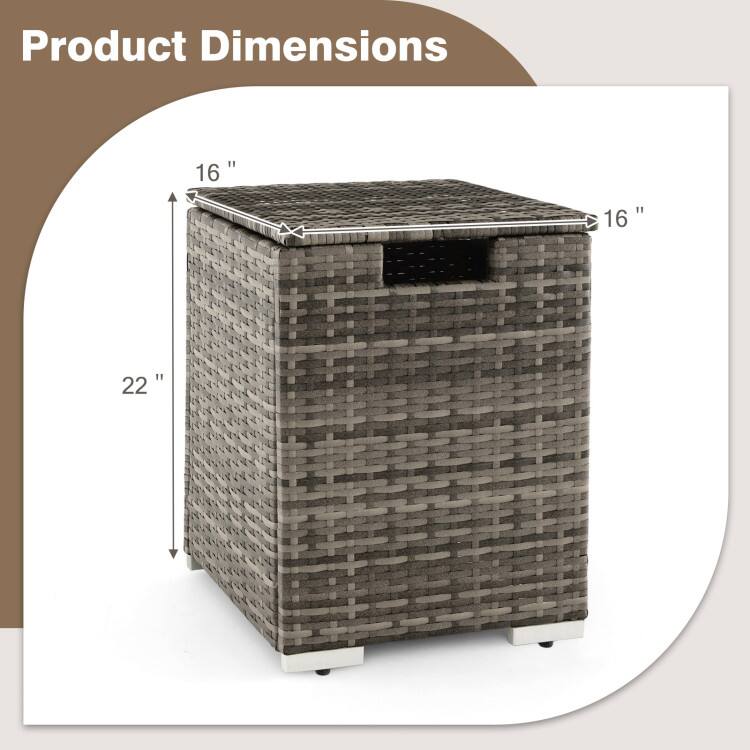 Product Dimensions: 16" x 16" x 22"