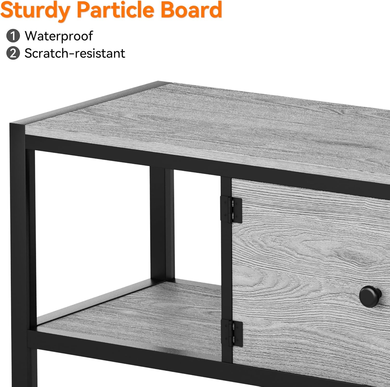 Sturdy Particle Board

1. Waterproof
2. Scratch-resistant