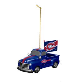 Evergreen Enterprises - Montreal Canadiens 3" Rally Truck Two-Piece Ornament Set - Multicolor