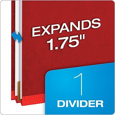 EXPANDS 1.75"  
1 DIVIDER