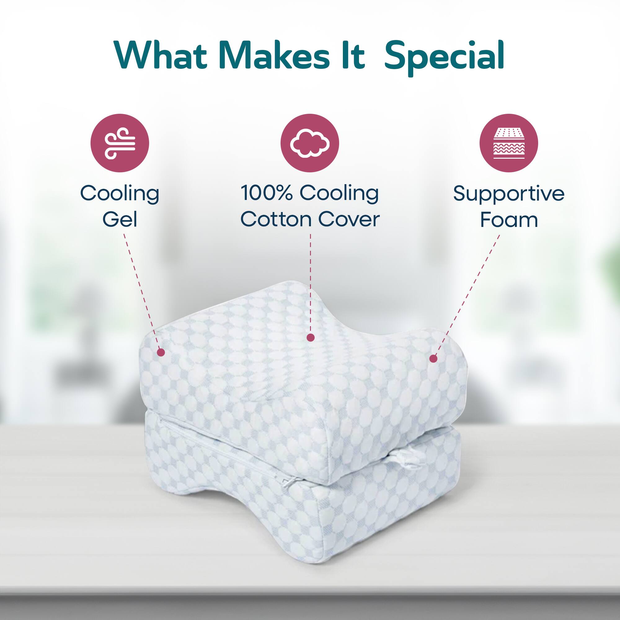 What Makes It Special

- Cooling Gel
- 100% Cooling Cotton Cover
- Supportive Foam