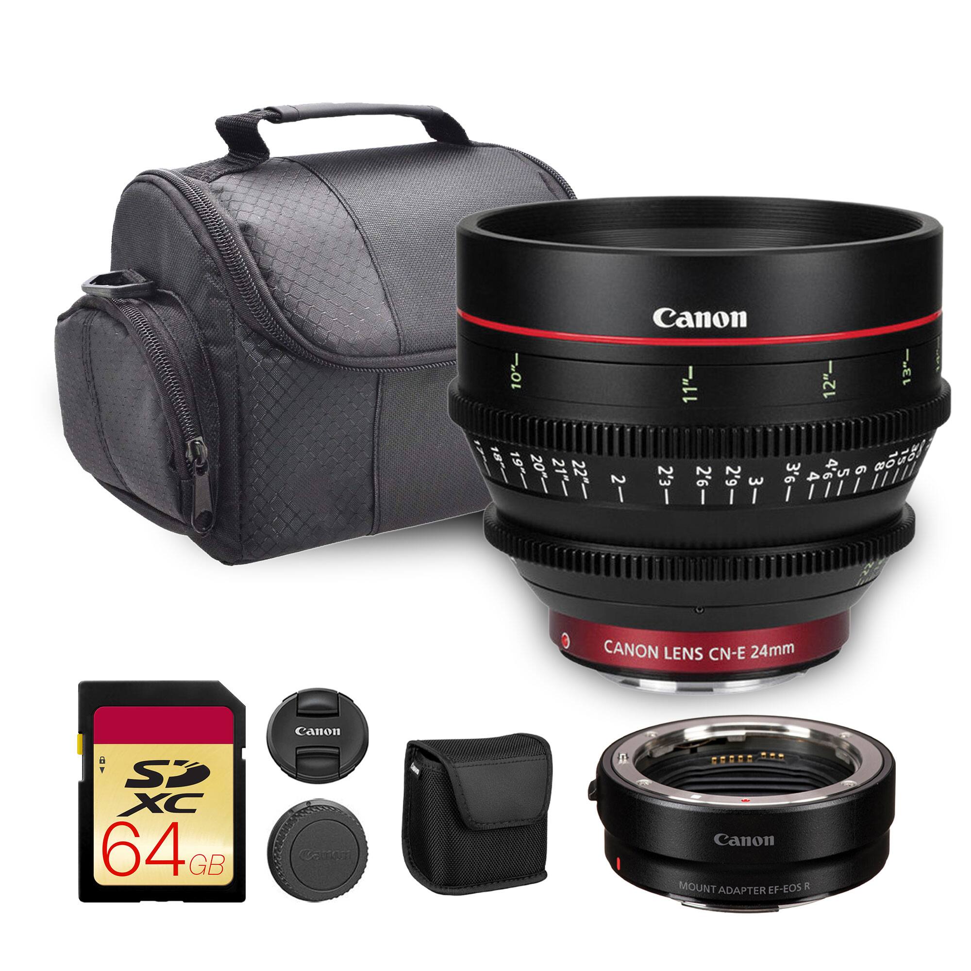 Canon - CN-E 24mm T1.5 L F Cinema Prime Lens | Cine Lens with Fast T1.5 Aperture + More - Black price history on PriceWatchPro