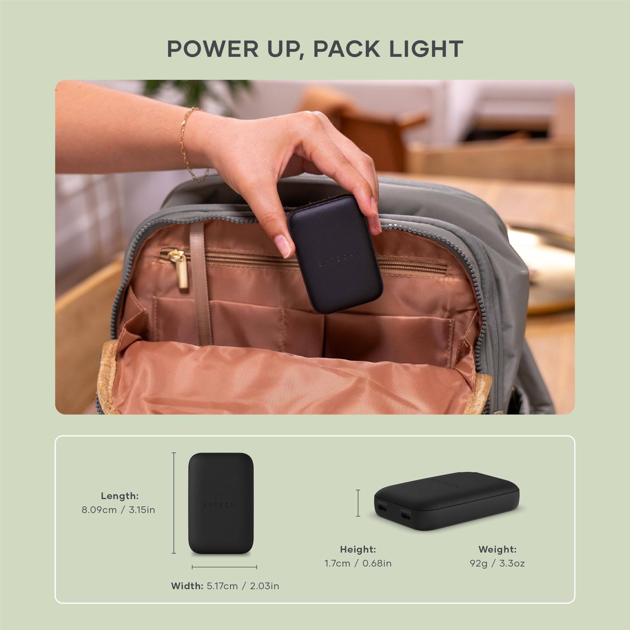 POWER UP, PACK LIGHT

Length: 8.09cm / 3.15in  
Width: 5.17cm / 2.03in  
Height: 1.7cm / 0.68in  
Weight: 92g / 3.3oz