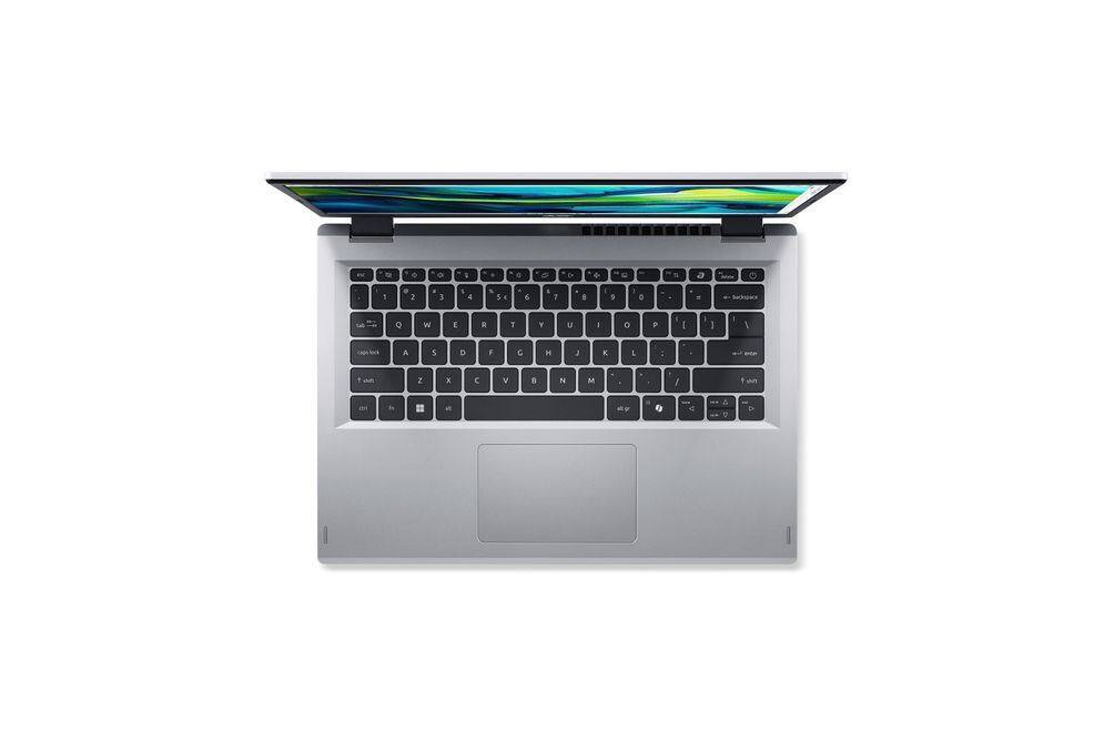 Angle. Acer - 14" Notebook Intel Core i3-N305 8GB LPDDR5 RAM 128GB SSD Silver WUXGA AG14-31P-30AT NX.KV6AA.001.