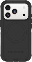 OtterBox - Defender Series Pro Hard Shell for Apple iPhone 17 Pro - Black - Front_Zoom